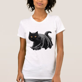 ハッピーハローウィン猫 Tシャツ