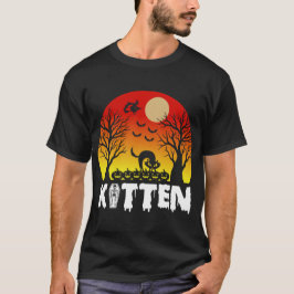 ハッピーハローウィン猫 Tシャツ