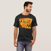 ハッピーハローウィン猫 Tシャツ (正面フル)