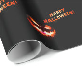 ハッピーハローウィン白熱［赤熱］光を放つ- Jack-O-Lantern ラッピングペーパー (ロールコーナー)