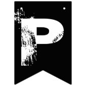 ハッピーハローウィン白黒オレンジパーティー バンティングフラッグ (第3の旗)