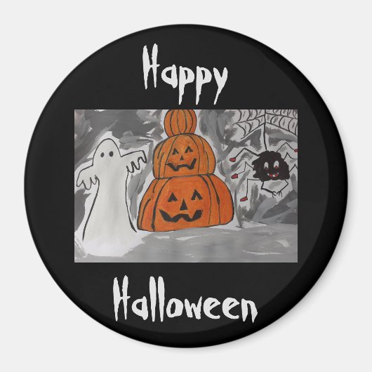 ハッピーハローウィン磁石 マグネット (正面)