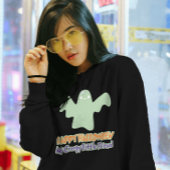 ハッピーハローウィン私の不気味な小さな友人の子供 Tシャツ