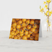 ハッピーハローウィン秋の恵みカボチャ カード (黄色い花)