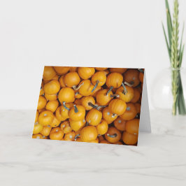 ハッピーハローウィン秋の恵みカボチャ カード