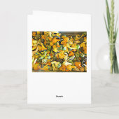 ハッピーハローウィン秋恵みカード カード (裏面)