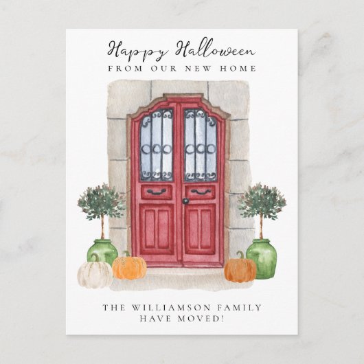 ハッピーハローウィン移動 案内ポストカード (正面)