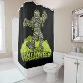 ハッピーハローウィン空腹ママ シャワーカーテン (インサイチュ)