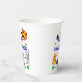 ハッピーハローウィン紙カップ 紙コップ (左)