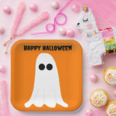 ハッピーハローウィン紙プレート ペーパープレート (パーティー)