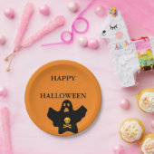 ハッピーハローウィン紙プレート ペーパープレート (パーティー)