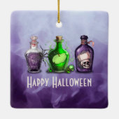 ハッピーハローウィン薬用ジャー セラミックオーナメント (裏面)