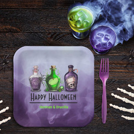 ハッピーハローウィン薬用ジャー ペーパープレート