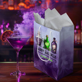 ハッピーハローウィン薬用ジャー ミディアムペーパーバッグ