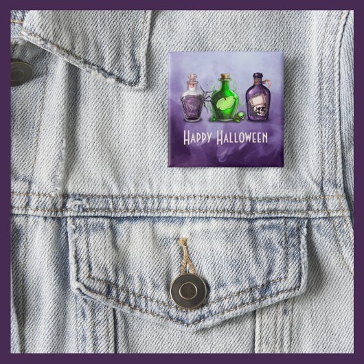 ハッピーハローウィン薬用ジャー 缶バッジ