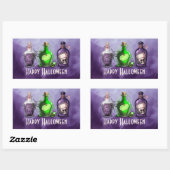 ハッピーハローウィン薬用ジャー 長方形シール (シート)