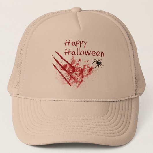 ハッピーハローウィン血の傷 キャップ (正面)