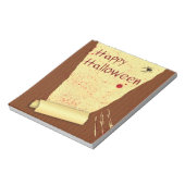 ハッピーハローウィン血壁紙 ノートパッド (回転)