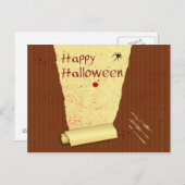 ハッピーハローウィン血壁紙 ポストカード (正面/裏面)