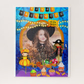 ハッピーハローウィン衣装キッズパーティーお祝い ジグソーパズル (縦)