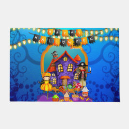 ハッピーハローウィン衣装キッズパーティーお祝い ドアマット