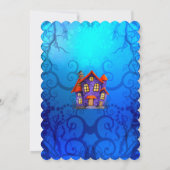 ハッピーハローウィン衣装キッズパーティーお祝い 招待状 (裏面)