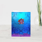 ハッピーハローウィン衣装キッズパーティーお祝い 招待状 (裏面)