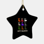 ハッピーハローウィン衣装チワワ愛犬家 セラミックオーナメント (右)