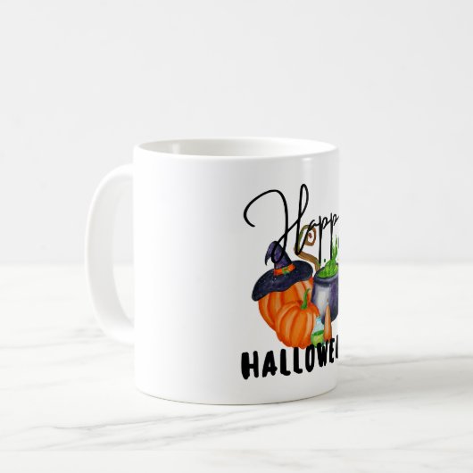 ハッピーハローウィン衣装ハロウィーンデコール コーヒーマグカップ (正面左)