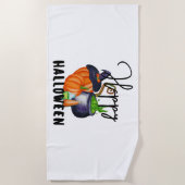 ハッピーハローウィン衣装ハロウィーンデコール ビーチタオル (正面)