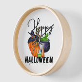 ハッピーハローウィン衣装ハロウィーンデコール 壁時計 (傾斜)