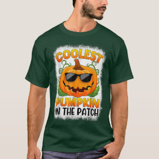 ハッピーハローウィン衣装パーティーカボチャ不気味シーズン Tシャツ
