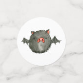 ハッピーハローウィン衣装パーティーカボチャ紙吹雪 コンフェッティ (スモール正面)