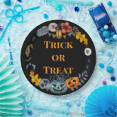 ハッピーハローウィン衣装パーティーカボチャ ペーパープレート (パーティー)