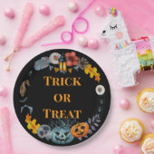 ハッピーハローウィン衣装パーティーカボチャ ペーパープレート (パーティー)