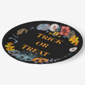 ハッピーハローウィン衣装パーティーカボチャ ペーパープレート (アングル)