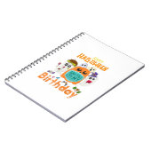 ハッピーハローウィン誕生日オ生まれン十月ハロウィー ノートブック (左側)