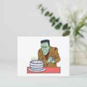 ハッピーハローウィン誕生日 ポストカード (スタンド正面)