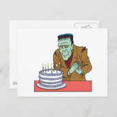 ハッピーハローウィン誕生日 ポストカード (正面/裏面)