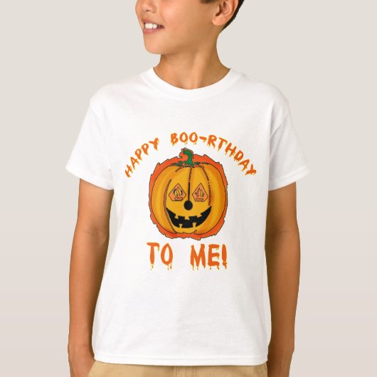 ハッピーハローウィン誕生日Tシャツとギフト Tシャツ (正面)