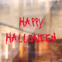 ハッピーハローウィン赤血怖い装飾 ウィンドウサイン