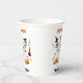 ハッピーハローウィン踊り骨格 紙コップ (右)