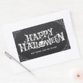 ハッピーハローウィン長方形シール 長方形シール (封筒)