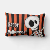 ハッピーハローウィン間抜け骨格 ランバークッション (裏面)