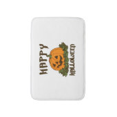 ハッピーハローウィン面白いハロウィーンの衣装 バスマット (正面縦)