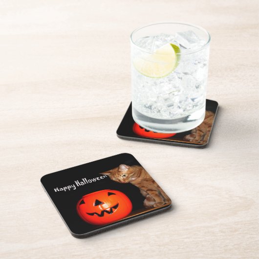 ハッピーハローウィン飲料用コースター コースター (右側)