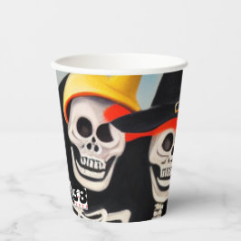 ハッピーハローウィン骨格 紙コップ