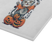 ハッピーハローウィン魔女猫 カッティングボード (角)