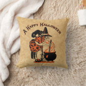 ハッピーハローウィン魔女装飾用クッション クッション (ブランケット)