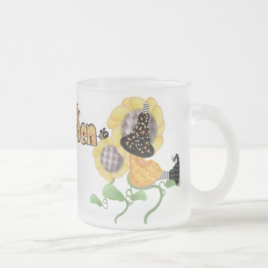 ハッピーハローウィン魔女 フロストグラスマグカップ (右)